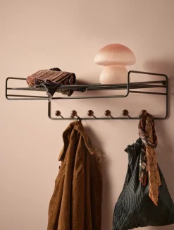 Maze Estantes Percheros|Estantes Percheros<Colgador Bill Hat rack, Negro-marrón oscuro NegroMarrón