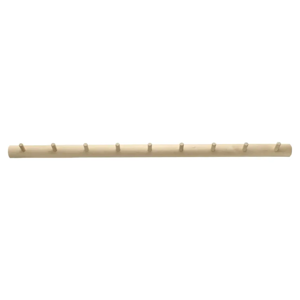 1898 Colgador de 9 ganchos Allsarp, Abedul Beige Online