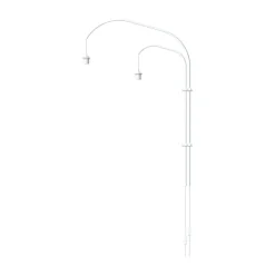 Umage Colgador de lámpara de pared Willow doble, Blanco Best