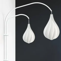 Umage Colgador de lámpara de pared Willow doble, Blanco Best
