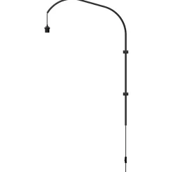 Umage Colgador de lámpara de pared Willow simple, Negro Outlet