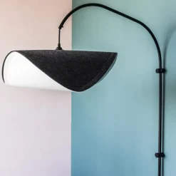 Umage Colgador de lámpara de pared Willow simple, Negro Outlet