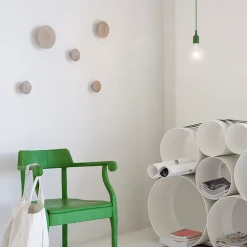 Muuto Colgadores Y Ganchos|Colgadores Y Ganchos<Colgador de pared The Dots, pequeño, roble Marrón