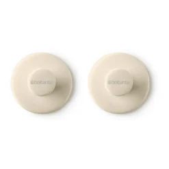 Brabantia Toalleros<Colgador para toallas ReNew 2 unidades, Soft Beige