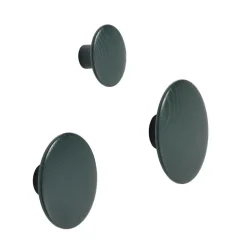 Muuto Colgadores Y Ganchos|Colgadores Y Ganchos<Colgador The Dots dark green, Small Verde