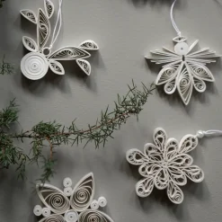 DBKD Colgante de navidad Paper Angel, Blanco New