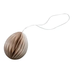 DBKD Decoración De Pascua<Colgante de pascua Ovoid papel 7 cm, Sand Beige
