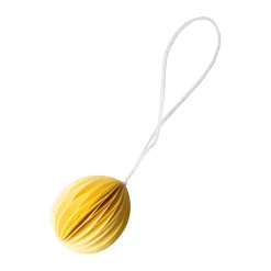 DBKD Colgante de Pascua Ovoid papel small 4 cm, Yellow Amarillo Sale