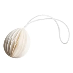 DBKD Colgante de Pascua Ovoid papel small 4 cm, White Blanco Online
