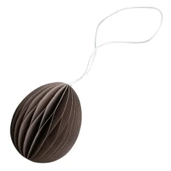 DBKD Colgante de pascua Ovoid papel 7 cm, Brown Marrón Best