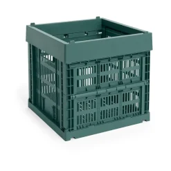 HAY Almacenaje Infantil|Frascos Y Cajas Decorativas<Colour Crate Cube 29,5x29,5 cm, Dark green Verde