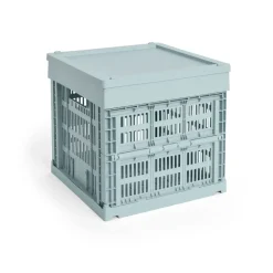 HAY Colour Crate Cube 29,5x29,5 cm, Dusty blue Azul New