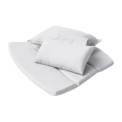 Cane-line Conjunto de cojines para Butaca Lounge Breeze respaldo alto, Natté light grey Gris Sale
