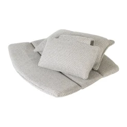 Cane-line Cojines Para Sillas De Jardín Y Cojines De Exterior|Cojines Para Sillas<Conjunto de cojines para Butaca Lounge Breeze respaldo alto, Focus light grey Gris