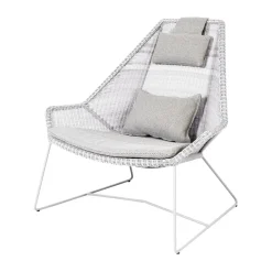 Cane-line Cojines Para Sillas De Jardín Y Cojines De Exterior|Cojines Para Sillas<Conjunto de cojines para Butaca Lounge Breeze respaldo alto, Focus light grey Gris