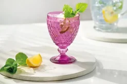 Villeroy & Boch Copa de agua con base Boston 25 cl, Berry Púrpura Outlet