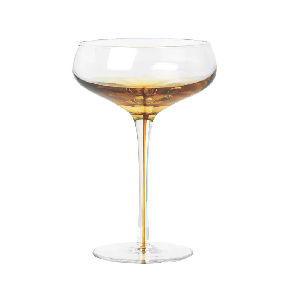 Broste Copenhagen Copa de cóctel Amber, 20 cl Amarillo Clearance