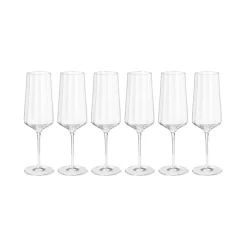 Georg Jensen Copa de champán Bernadotte 6 unidades, 27 cl Transparente