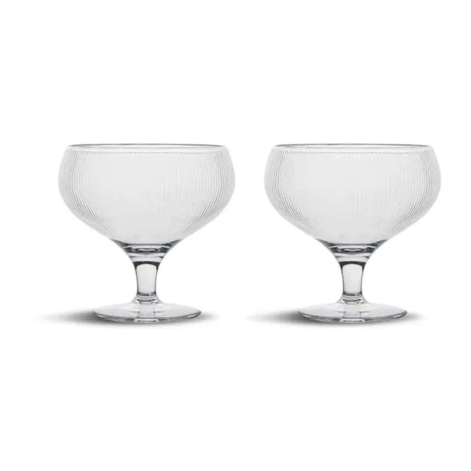 Sagaform Copa de champán Billi 30 cl, set de 2 Transparente Hot