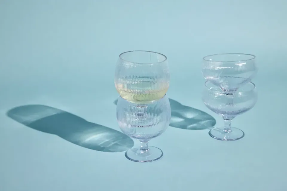 Sagaform Copa de champán Billi 30 cl, set de 2 Transparente Hot