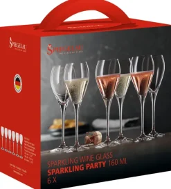 Spiegelau Copa de champán Party 16 cl, 6-pack Transparente Hot