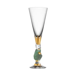Orrefors Copa de champán The Sparkling Devil 19 cl, verde VerdeTransparente Outlet