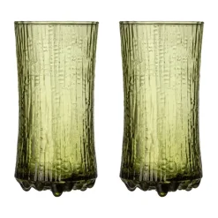 Iittala Copa de champán Ultima Thule arena finlandesa 18 cl, 2-pack, Verde Clearance