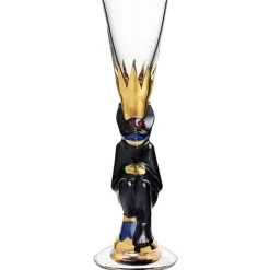Orrefors Copa de chupito Nobel 4 cl, Negro