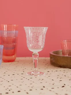 RICE Copa de vino diseño burbuja 36 cl, Claro Transparente Best