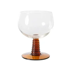 HKliving Copas De Vino<Copa de vino Swirl baja, Ochre Amarillo