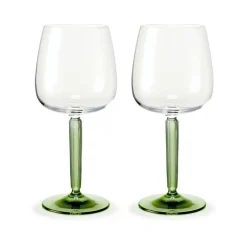 Kähler Copas De Vino<Copa de vino tinto Hammershøi 49 cl 2-pack, Transparente- Verde