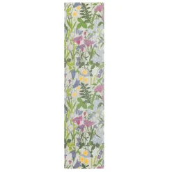 Ekelund Linneväveri Caminos De Mesa|Caminos De Mesa<Corremesas Sommartid, 35 x 140 cm AzulVerdeAmarilloMultiRosa
