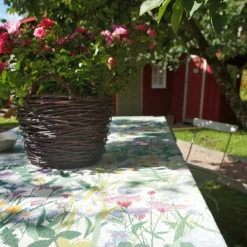 Ekelund Linneväveri Caminos De Mesa|Caminos De Mesa<Corremesas Sommartid, 35 x 140 cm AzulVerdeAmarilloMultiRosa