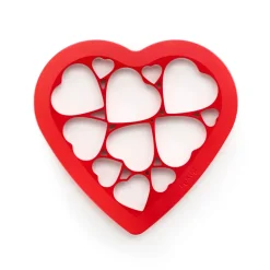 Lékué Cortador puzzle corazón 24x25,2 cm, Rojo Sale