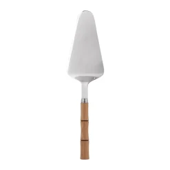 SABRE Paris Palas Para Tarta<Cortador de tarta Bamboo shape 25 cm, Madera clara laminada Marrón