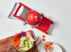 De Buyer Mandolinas<Cortador de verduras Swing Plus, Rojo