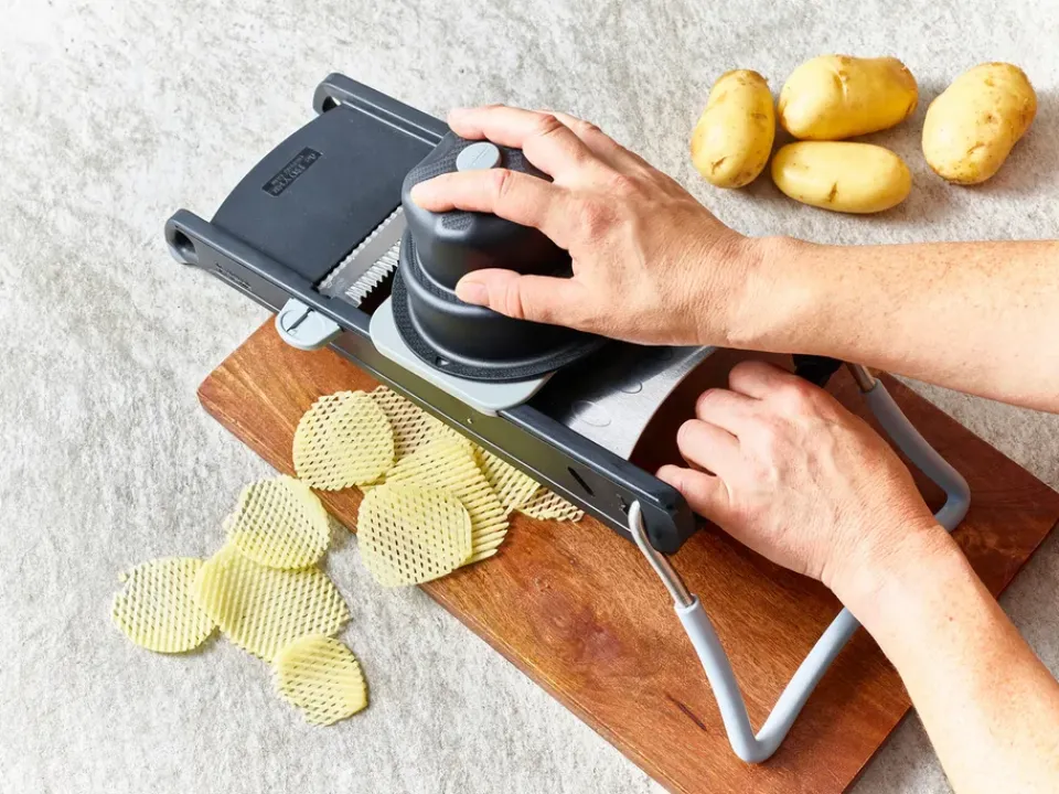 De Buyer Mandolinas<Cortador de verduras Swing Plus, Negro