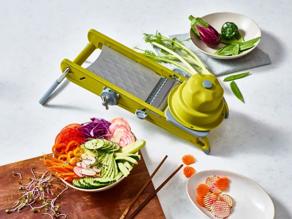 De Buyer Mandolinas<Cortador de verduras Swing Plus, Verde