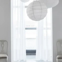 Himla Cortinas<Cortina con banda Skylight 280x290 cm, Blanco