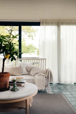 Himla Cortinas<Cortina con banda Skylight 280x290 cm, Fog Beige