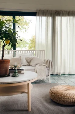 Himla Cortinas<Cortina con banda Skylight 280x290 cm, Oatmeal Beige