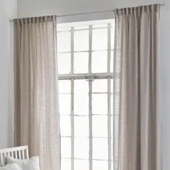 Himla Cortinas<Cortina con banda Sunshine 140x290 cm, Ash Gris