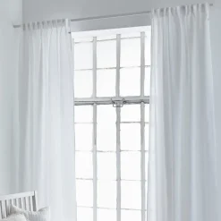 Himla Cortinas<Cortina con banda Sunshine 140x290 cm, Blanco