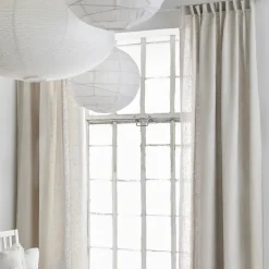 Himla Cortinas<Cortina con banda Twilight 140x290 cm, Fog Beige