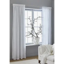 Himla Cortinas<Cortina Dalsland con banda, optical white Blanco