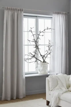 Himla Cortinas<Cortina Dalsland con banda, pearl BeigeGris