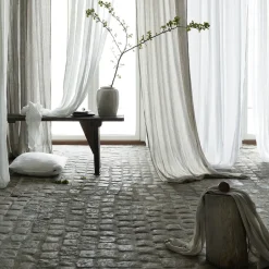Himla Cortina Dalsland Gardin, Mother of pearl, banda Beige