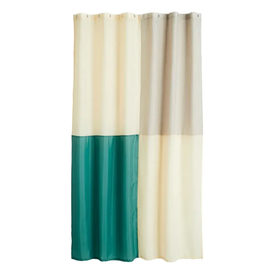 HAY Cortina de baño Check 180x200 cm, Green Verde Discount