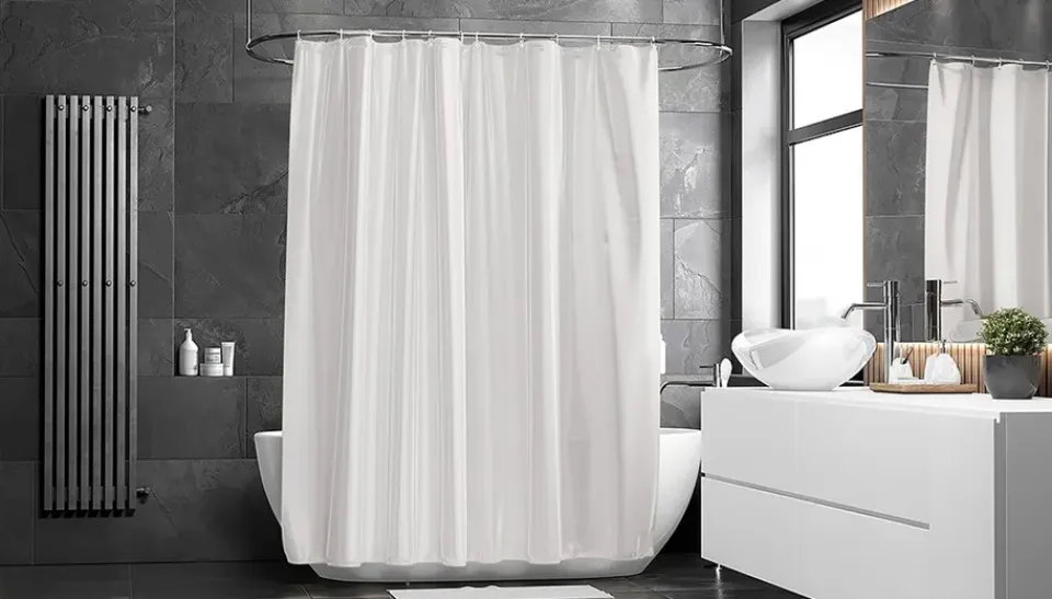 Etol Design Cortinas De Ducha<Cortina de baño Match 200x240 cm (extra alta), Blanco