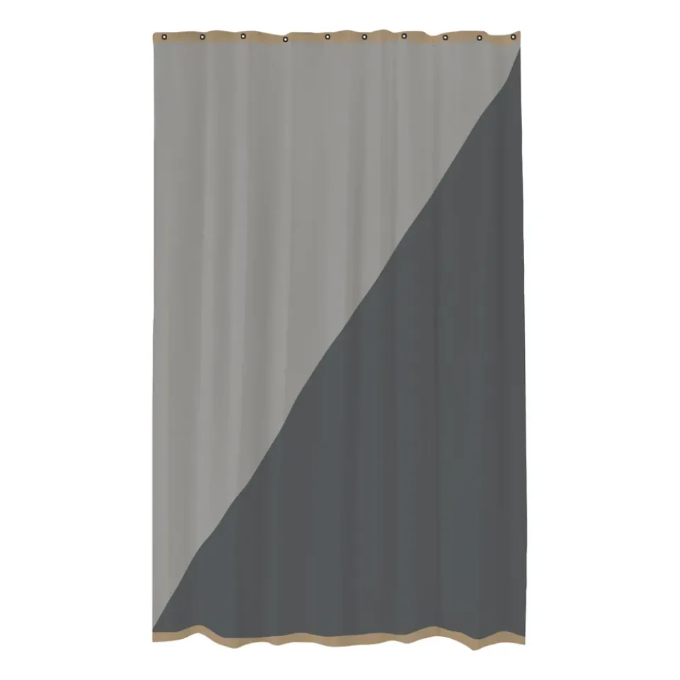 Mette Ditmer Cortina de ducha Duet 150x200 cm, Gris Outlet
